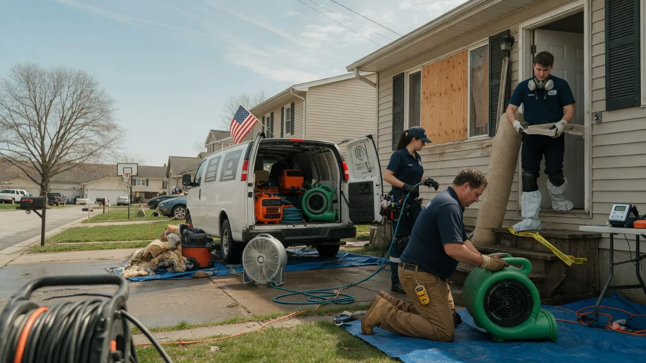 Water Damage Restoration in West Branch, IA near me